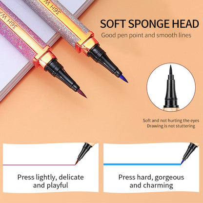 Farvet vandfast eyeliner