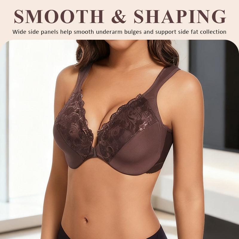 Lace Push-Up Front Clasp Bra - 💕Comfort & Lift — Confidence Starts Here💕