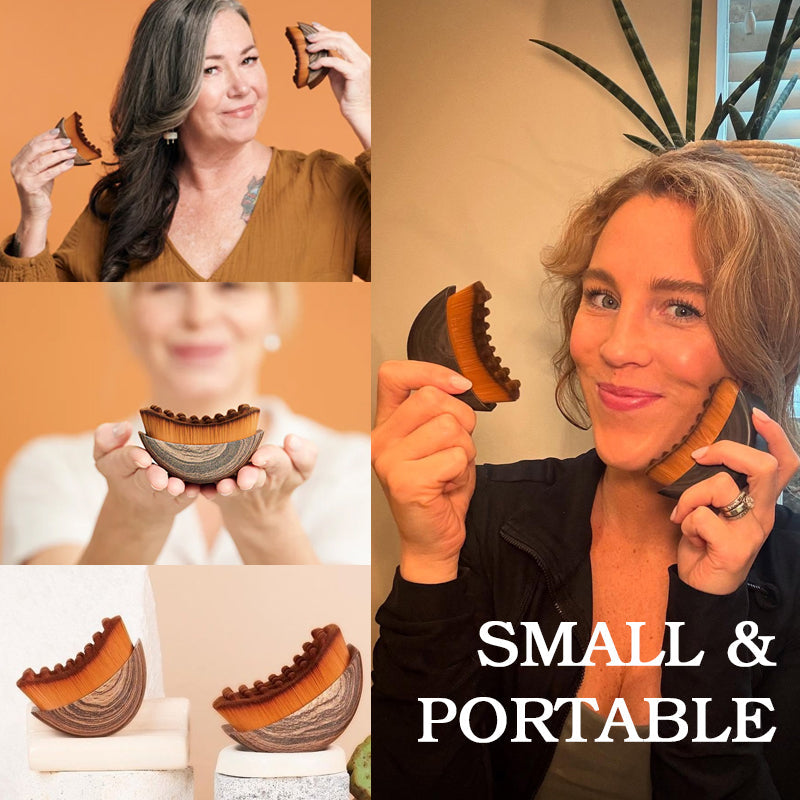 💆♀️ Lymfatisk kontur ansigtsbørste | Hver børste former dine konturer