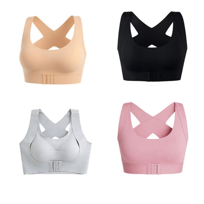 🎉SIDSTE DAGS UDSALG -70 % RABAT⚡Frontlukning, krydsede stropper, trådløs bh til god holdnin