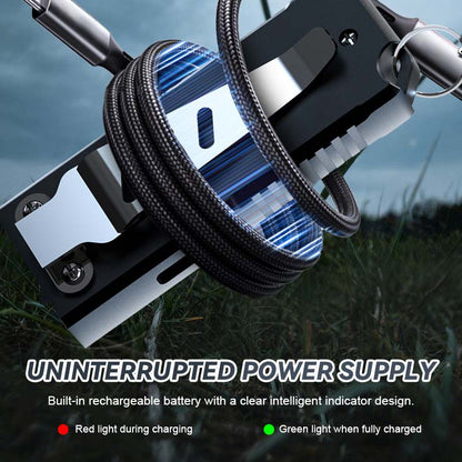 🔑 Mini nøglering lommelygt