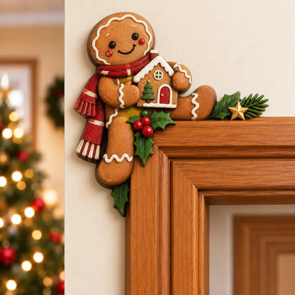 ⏰SIDSTE DAG – 50 % RABAT 🎅Julepynt til dørkarmen – »Peekaboo«-hjørnepynt