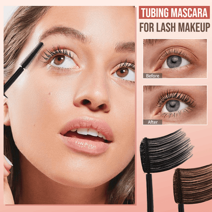 🎁Sidste dag: Køb 1, få 1 gratis💖Tubing Mascara i sort og brun – et sæt til øjenvipper