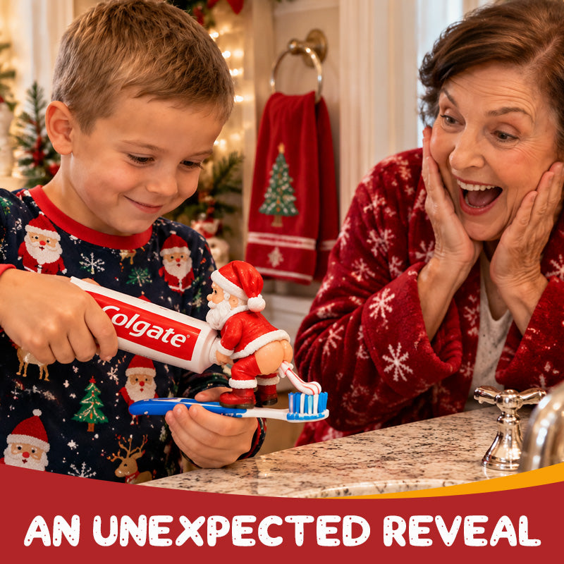Funny Santa Butt Toothpaste Squeezer