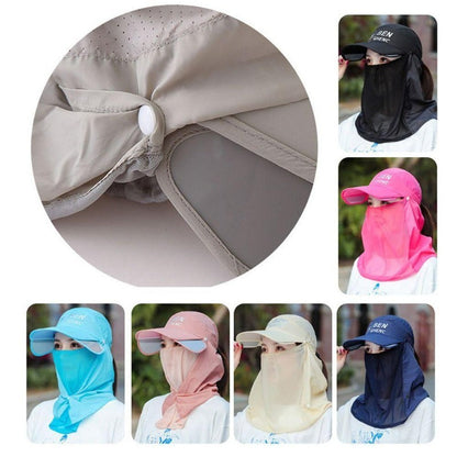 All-Terrain UV Shield Cap med nakke- og ansigtsbeskyttelse