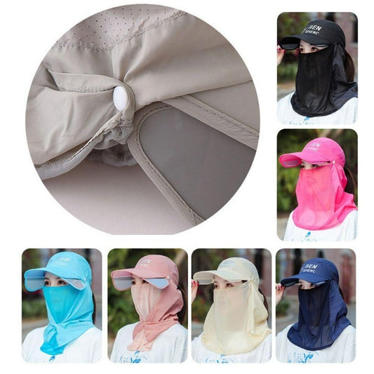All-Terrain UV Shield Cap med nakke- og ansigtsbeskyttelse