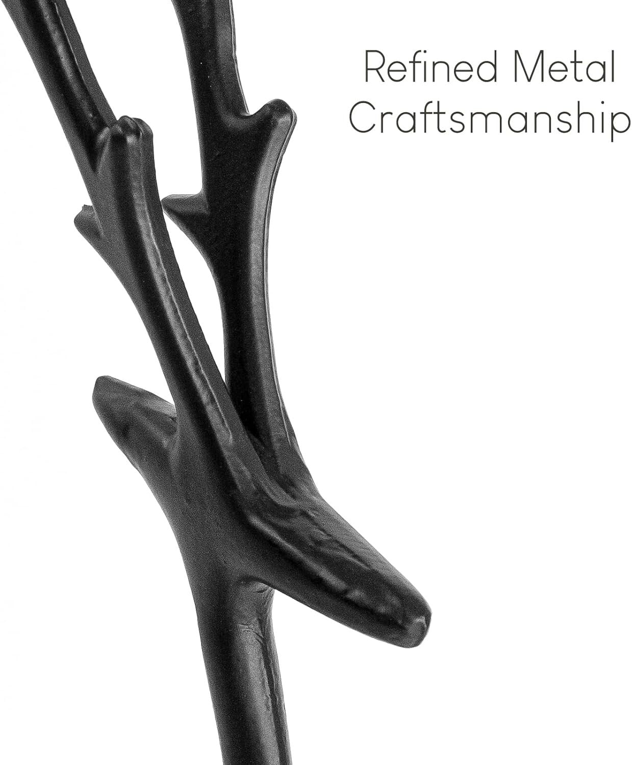 🎅Julebestsellere 🦌2 stk sorte rensdyrstatuer, julepynt sæ