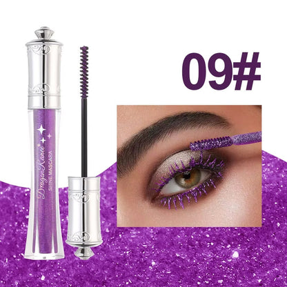 Glitrende krystalldiamantfarvet glittermascara