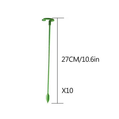 PlantGuard™ - 10 stk. Holdbare Plante Støttebeslag