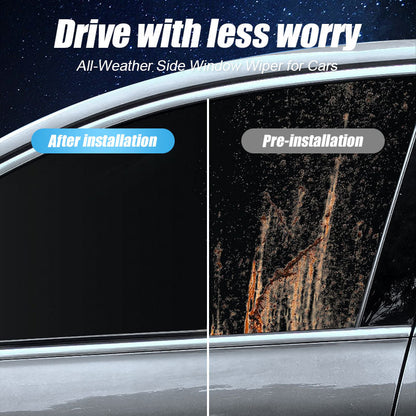 🚗 All-Weather Side Window Wiper for Cars (1 par)