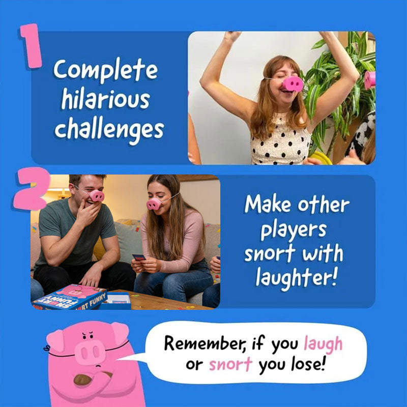 Snort Funny: Festspillet »Laugh and Lose« 🐷😂