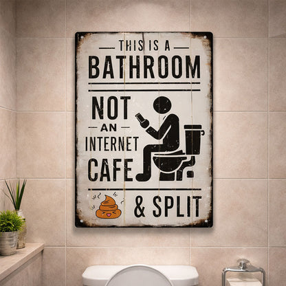 🚽 Dette er et badeværelse, ikke et internetcaf