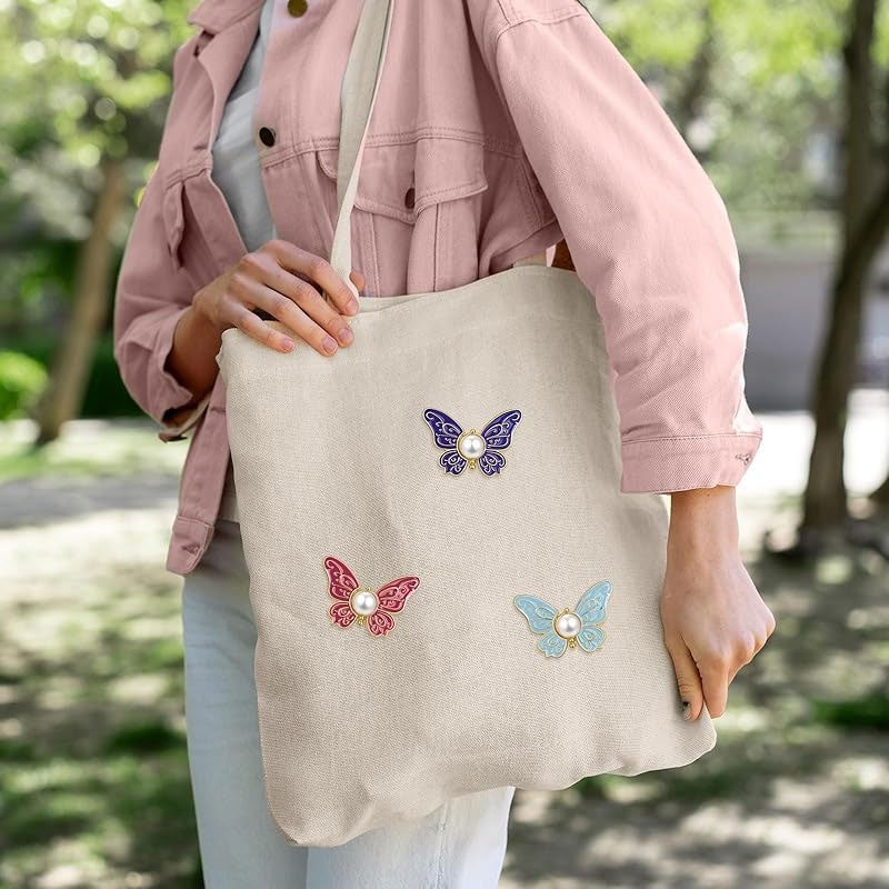 Perle sommerfugl taljespænde🦋(10 stk)