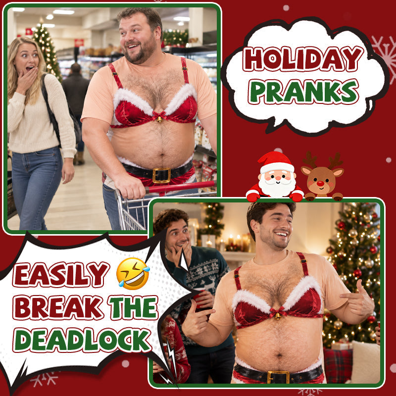 Funny Christmas Santa Shirt – Hilarious Ugly Christmas Sweater for Men