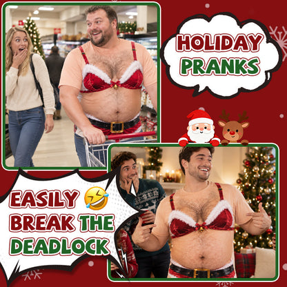 Funny Christmas Santa Shirt – Hilarious Ugly Christmas Sweater for Men