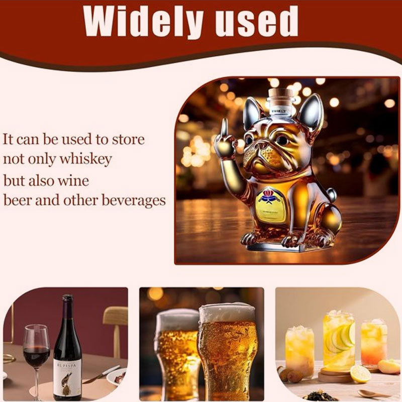 🥃Kreativt formet whiskyflask