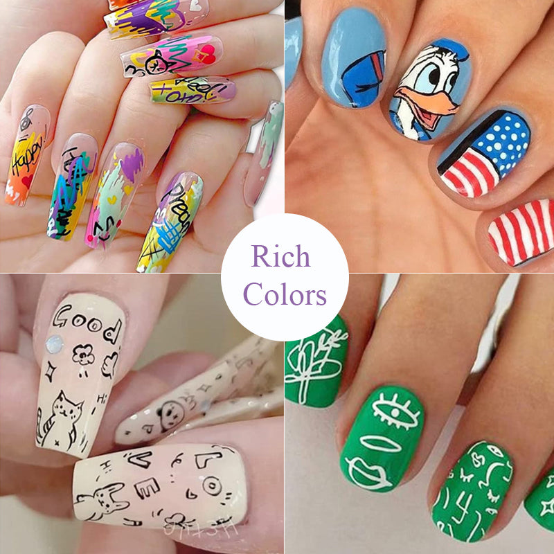 Professionelt neglelak-sæt med 12 farver