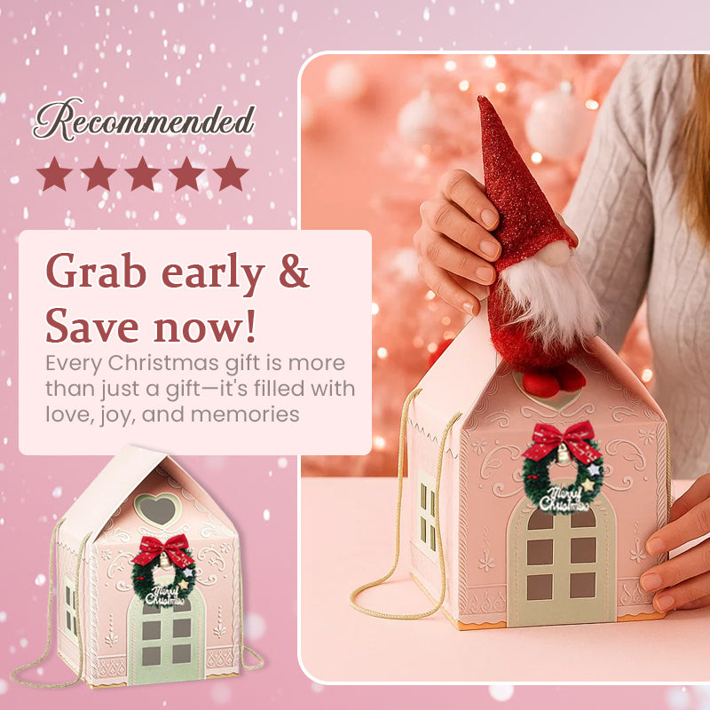 Gaveæske »Christmas Wonderland Cottage« | Hyggelig julegave