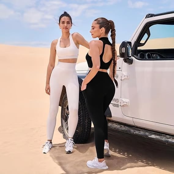 🎁Sidste dag 49% rabat🔥Højtaljede mavekontrollerende og kropsformende træningslegging