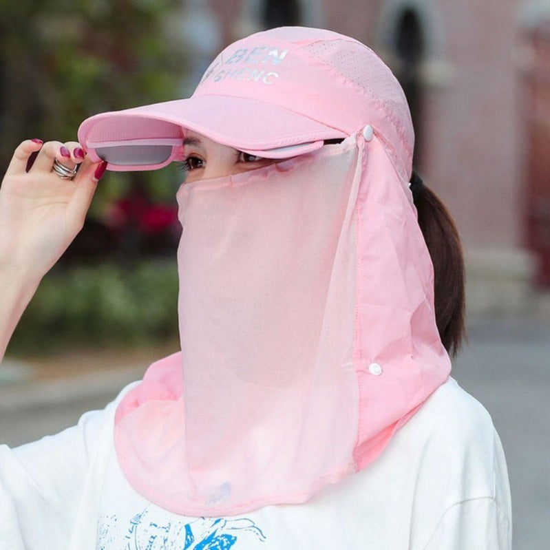 All-Terrain UV Shield Cap med nakke- og ansigtsbeskyttelse
