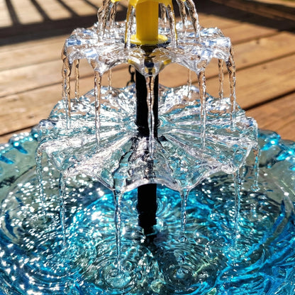Solar Cascade hængende fuglebad-springvan
