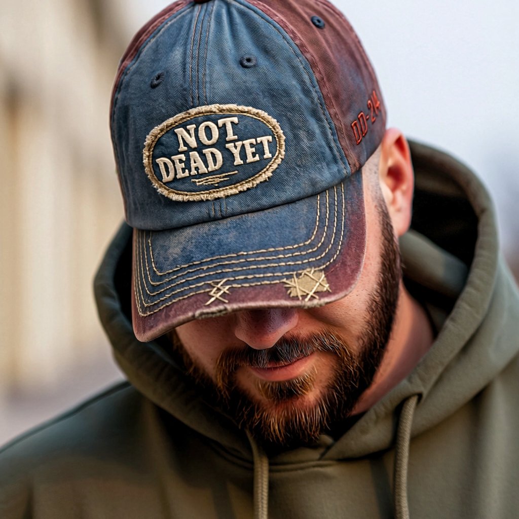 NOT DEAD YET - Vintagevasket baseballkaske