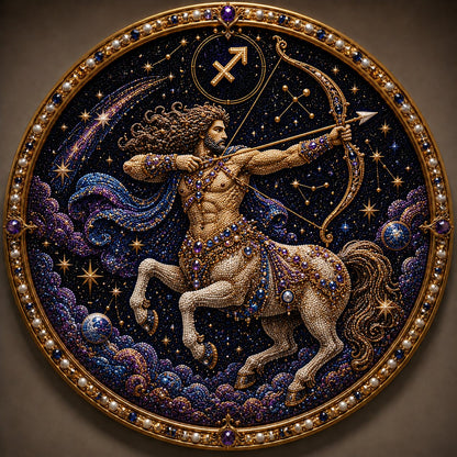 🔥 Perlekunstsæt med de 12 stjernetegn ♈🌙
