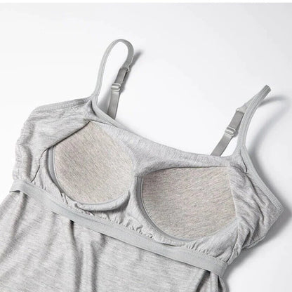 🏆SIDSTE DAGS UDSALG 49% RABAT - Løstsiddende tanktop med indbygget bh
