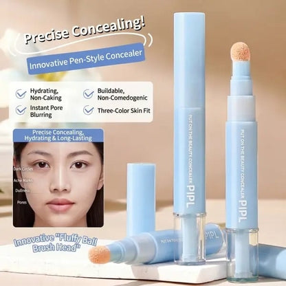 🖋️✨Køb 1, få 1 gratis!! 💙 Concealer med dobbelt effekt: foundation og øjenconcealer — 24 timers holdbar makeup👁️