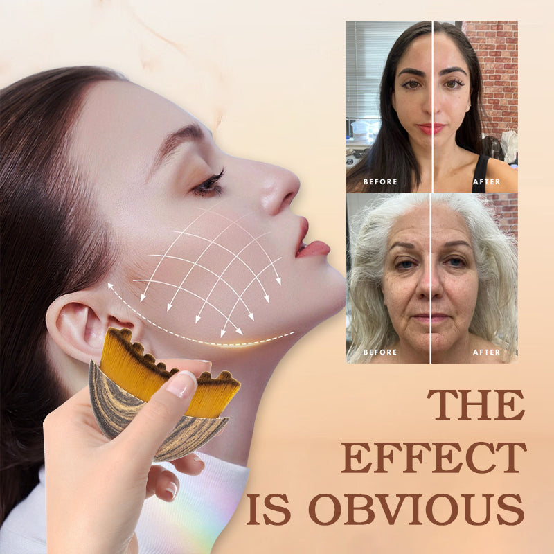 💆♀️ Lymfatisk kontur ansigtsbørste | Hver børste former dine konturer