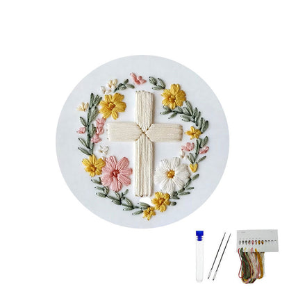 Påske-broderi DIY-kunstsæ