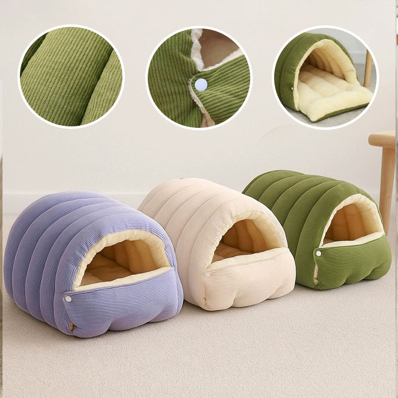 Varm sovepose til kæledyr om vinteren