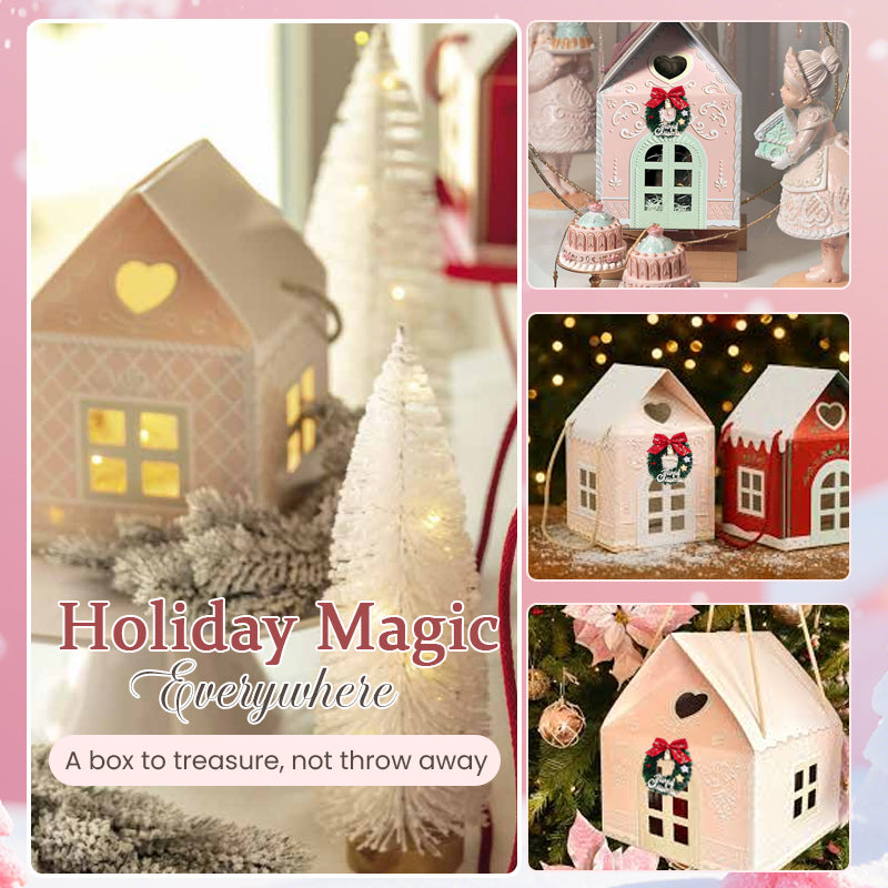 Gaveæske »Christmas Wonderland Cottage« | Hyggelig julegave