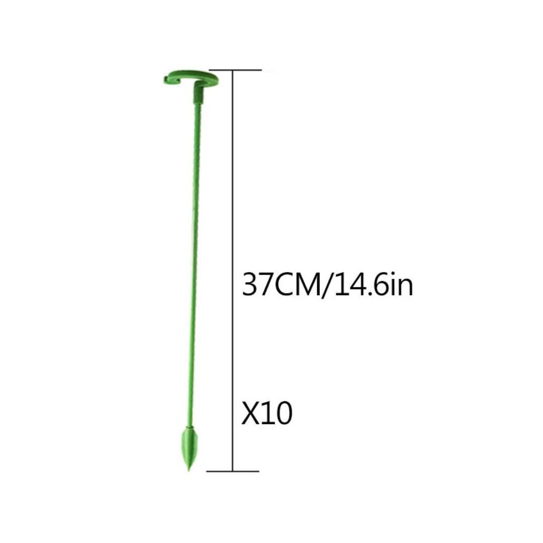 PlantGuard™ - 10 stk. Holdbare Plante Støttebeslag
