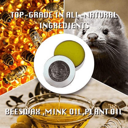 ⏳Læder- og møbelreparationssalve + påføringspensel