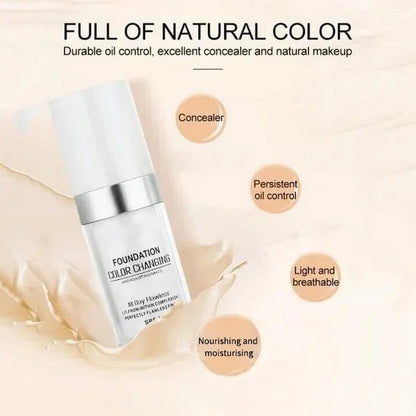 🎁Sidste dag - Køb 1 få 1 gratis🎉Colour Changing Mature Skin Foundati