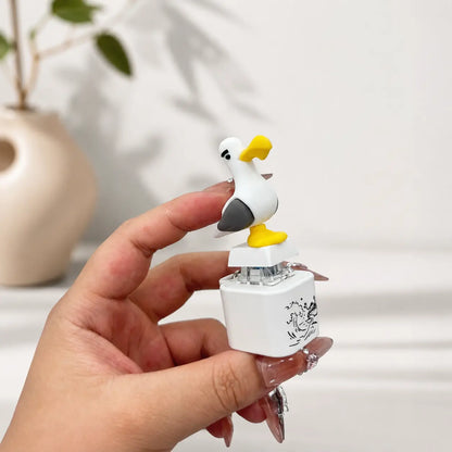 Seagull MINE! Knap-nøglering – ægte lyd og LED-lys