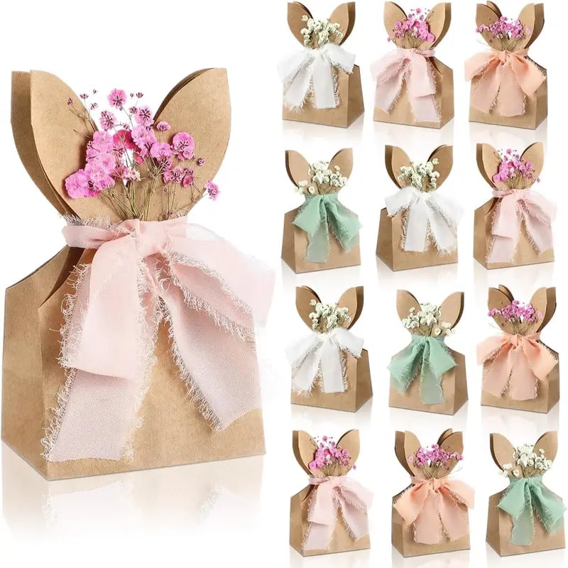 🔥🐇 Boho Bunny påske goodie bags (✨24 stk)