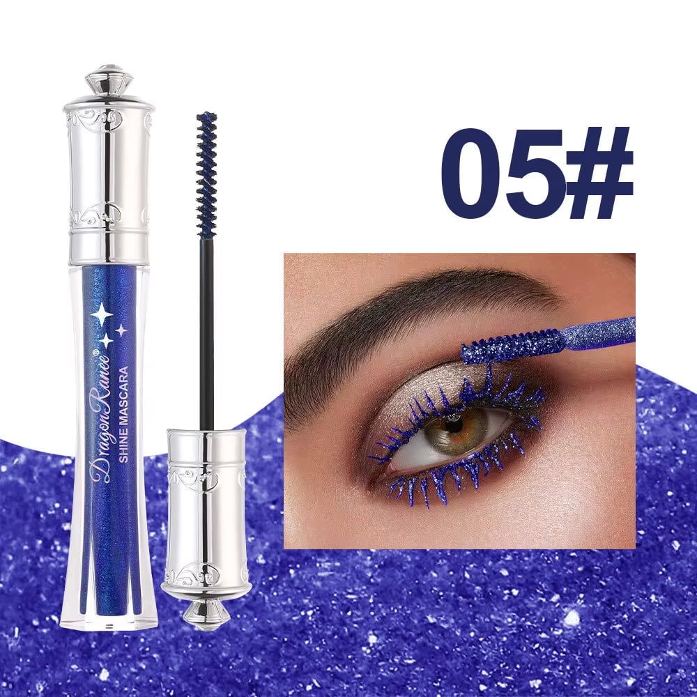Glitrende krystalldiamantfarvet glittermascara