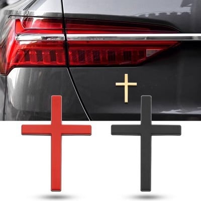 Køb en, få en gratis!✝️ Metal Jesus Kristus kors-badge-klistermærker