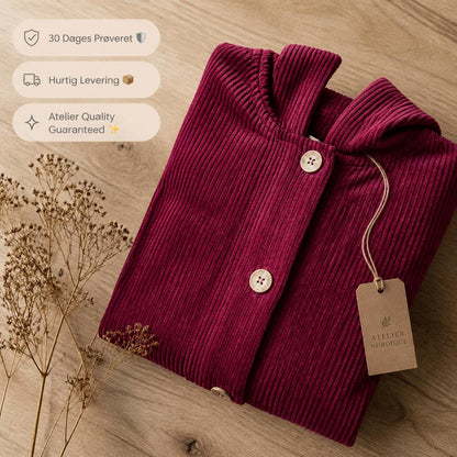 🧥 Årets Eksklusive Fløjlsjakke 2026 🍂 – Luksuriøs Corduroy Overshirt Med Hætte ✨