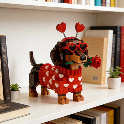 💖 2026 Valentine's Day Exclusive Dachshund Brick Set