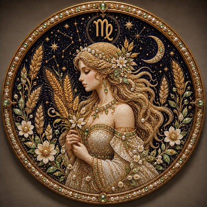 🔥 Perlekunstsæt med de 12 stjernetegn ♈🌙
