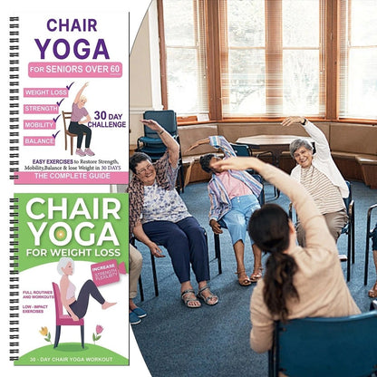 Den komplette guide til stoleyoga for personer over 60: mere end 40 enkle øvelser med let modstand, der hjælper med at genvinde styrke, smidighed og balance samt tabe sig