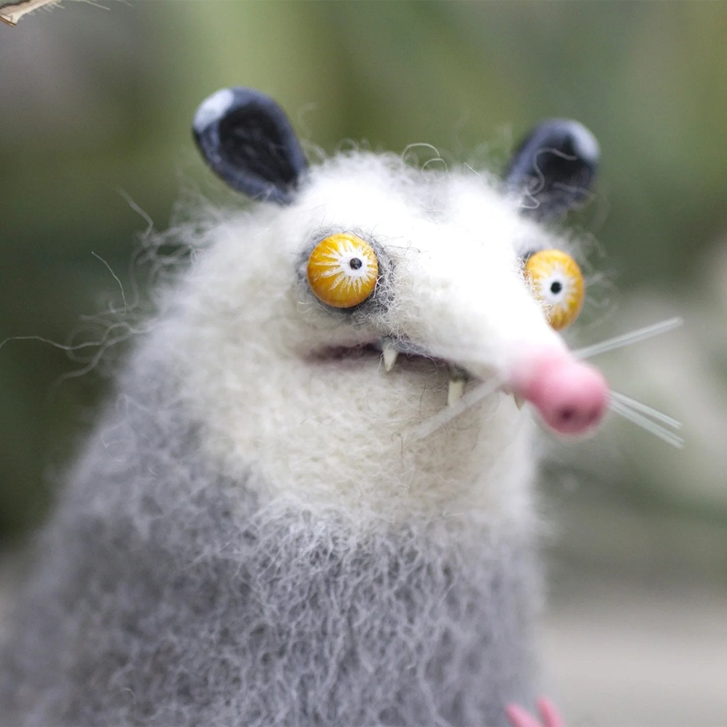 🎄✨Familiarer af uldfilt - skæve håndlavede følgesvend