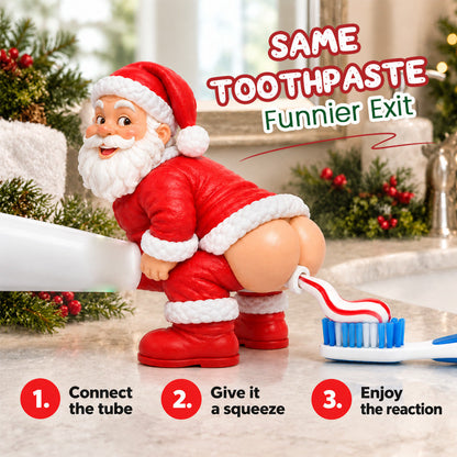 Funny Santa Butt Toothpaste Squeezer