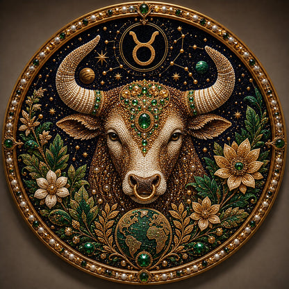 🔥 Perlekunstsæt med de 12 stjernetegn ♈🌙