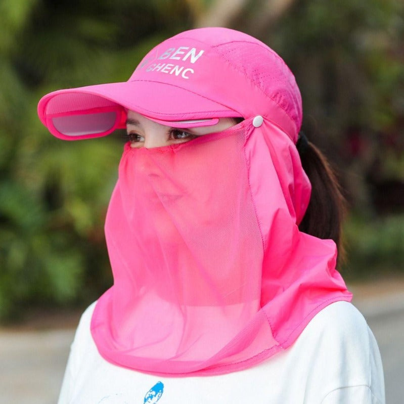All-Terrain UV Shield Cap med nakke- og ansigtsbeskyttelse