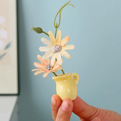 🌼 Keramiske mini-vasekøleskabsmagnete