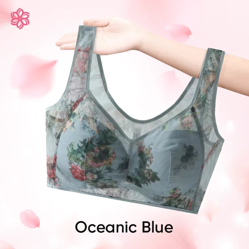 [Rich womenswear] - Ice Silk Lace Everyday Cooling Comfort BH